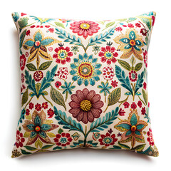 Pillow with flowers