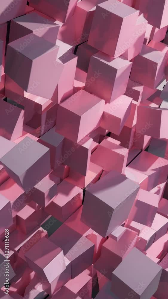 Poster uturistic Grid Patterns