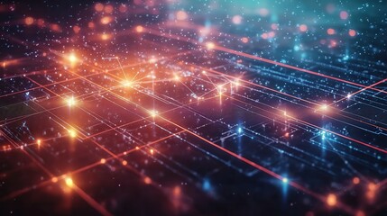 smart grid using blockchain for transparent energy transactions.