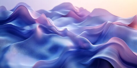 Fototapeta premium Abstract Flowing Fabric Gradient