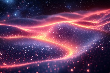Space bright fantasy abstract background

