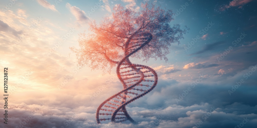 Poster innovative epigenetic inheritance pathways weaving molecular history into future generations showing