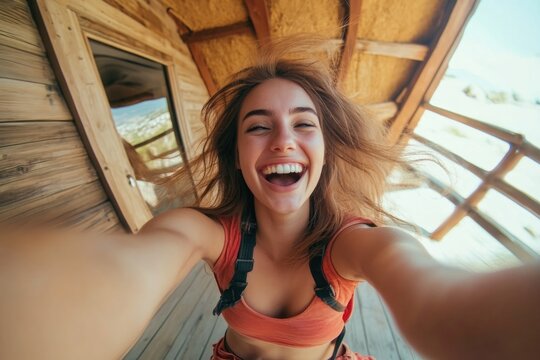 A person capturing a moment using their smartphone