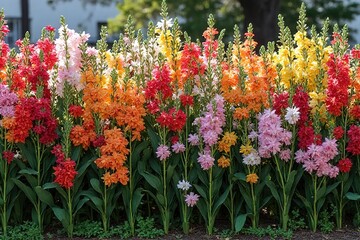 Obraz premium Beautiful spring garden.