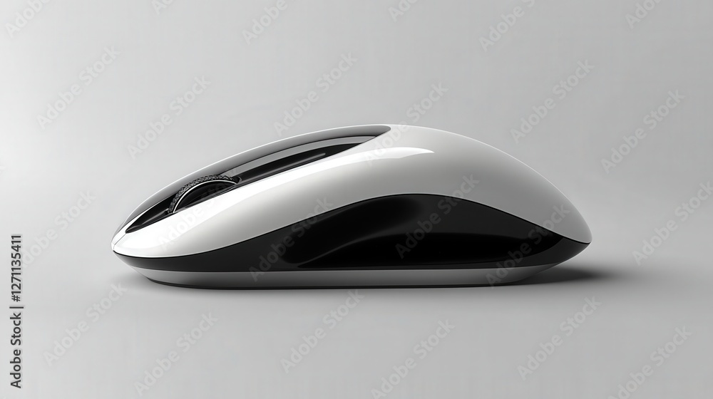 Poster responsive optical sensor, ergonomic design, and wireless connectivity for smooth navigation.