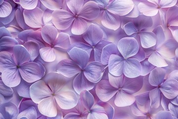 Close-up of vibrant purple lilac flowers. AI generated