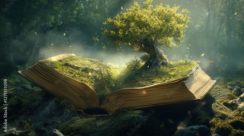 Poster next-gen book that dynamically changes its story based on the reader choices.