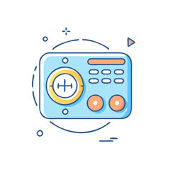 radio button icon, radio button vector illustration-simple illustration of radio button, perfect for radio button logos and icons