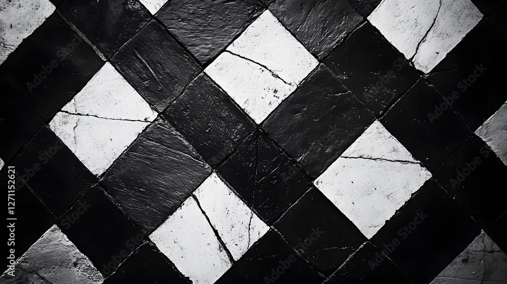 Aufkleber artistic monochrome pattern abstract design photographic composition studio setting eye-level perspe