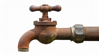 old water tap