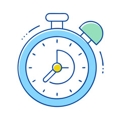timer survey time icon, timer survey time vector illustration-simple illustration of timer survey time, perfect for timer survey time logos and icons