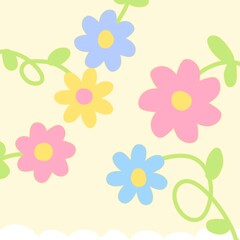 floral background with flowers