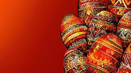 Vibrant Decorated Easter Eggs for Festive Celebrations