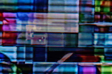 Glitch camera effect. Retro VHS background. Old video template. No signal. Static TV noise, bad TV...