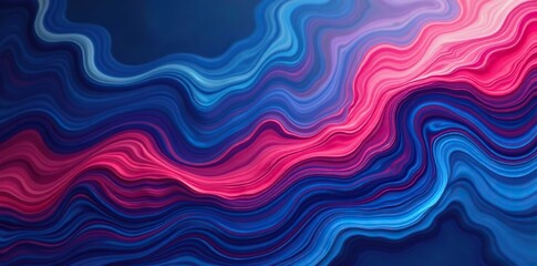 Fototapeta premium gradient blue red wavy liquid marble texture background, retro, liquify noise, wavy