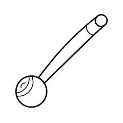 silver spoon isolated on white