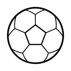 Fototapeta premium soccer ball on white background