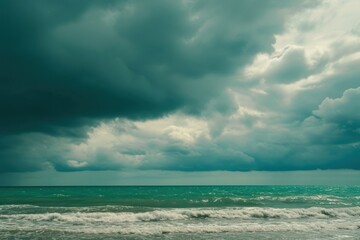 Fototapeta premium Sea outdoors horizon nature.