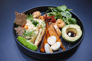 avocado shrimp egg salad