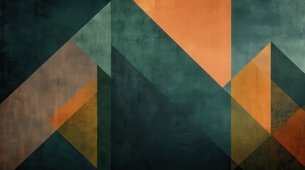 Fototapeta premium Abstract Geometric Art Featuring Earthy Tones