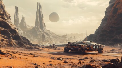 Futuristic Life on Mars