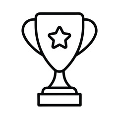 gold trophy cup isolated