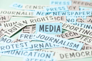 World press freedom day, censorship, free speech and journalism, censored media, discrimination of opinion, cancel culture