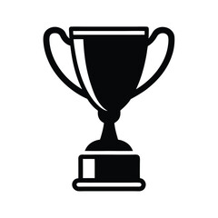 gold cup isolated on white background