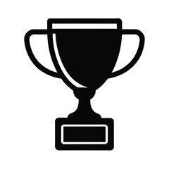 gold trophy cup isolated on white