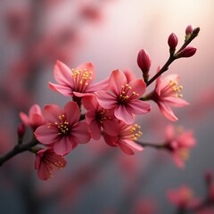 Obraz premium Radiant Cherry Blossoms