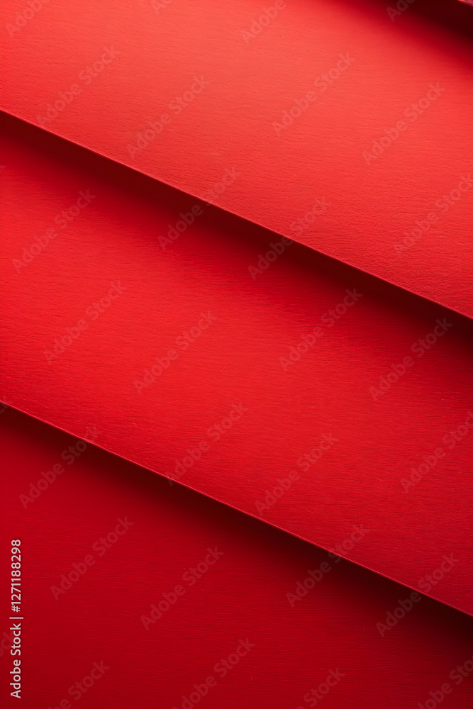 Aufkleber abstract red paper layers creating depth and texture, suitable for backgrounds and design