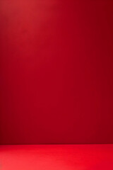 Vibrant red background with subtle texture, ideal for product presentations or artistic displays
