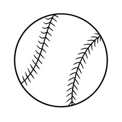 baseball ball vector illustration