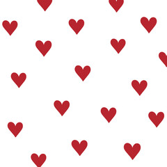 red hearts background