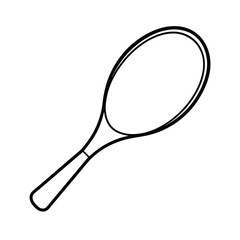 ping pong racket and ball