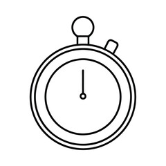stopwatch icon on a white background