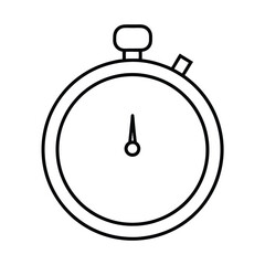 vector illustration of a stopwatch
