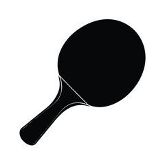 ping pong racket and ball