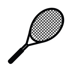 tennis racket isolated on white background