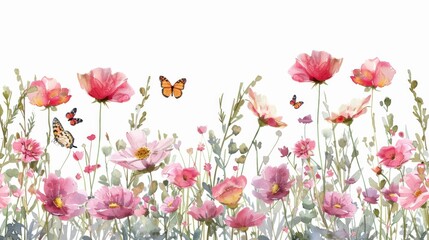 Butterfly illustration set with blue, purple, and orange tones, detailed wings on a clean white background