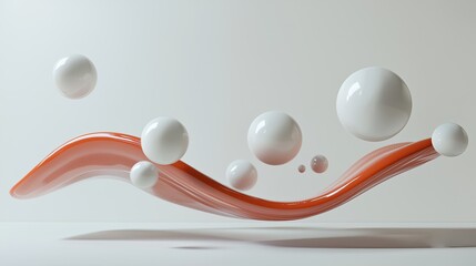 a scene showing the concept of inertia with objects at rest and in motion.