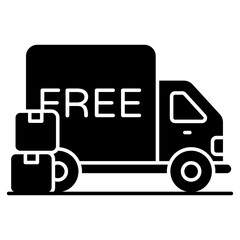 Perfect design icon of free shipment