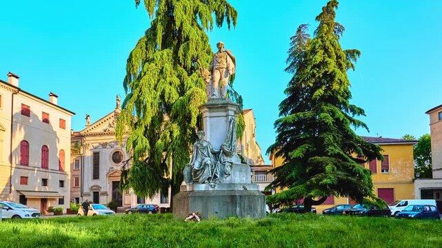 Monument to Vittorio Emanuele II in Vicenza, Italy