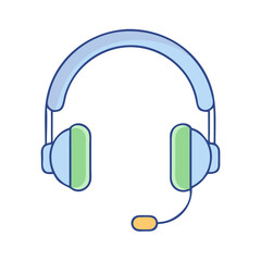 headphones icon, headphones vector illustration-simple illustration of headphones, perfect for headphones logos and icons