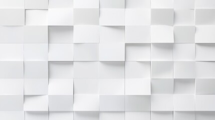 3D Textured Wall Panel Design on White Background