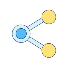 share icon, share vector illustration-simple illustration of share, perfect for share logos and icons