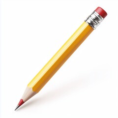 Classic yellow wooden pencil.
