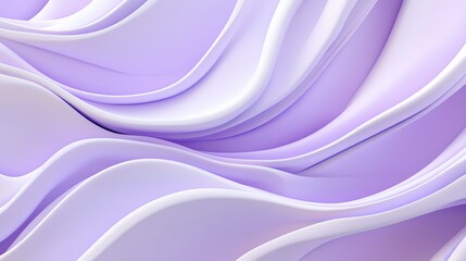 Delicate waves of soft lavender fabric flow gracefully, creating a calming and soothing atmosphere. The gentle undulations add depth and elegance to the minimalist backdrop.