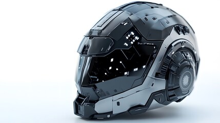 Futuristic Tactical Helmet