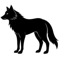 vector image of a fox